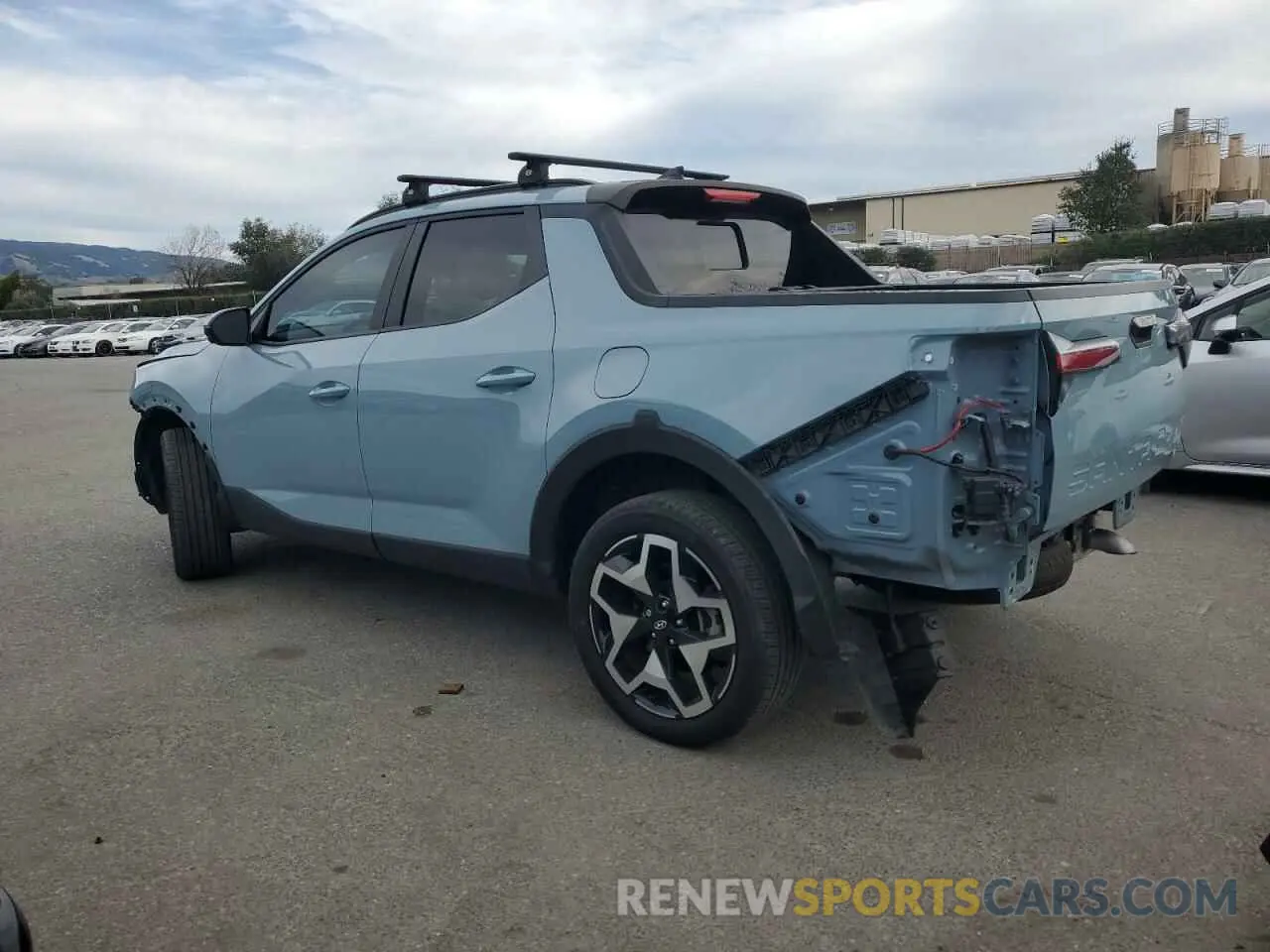 2 fotografías del automóvil dañado 5NTJEDAF3NH038883 HYUNDAI SANTA CRUZ 2022