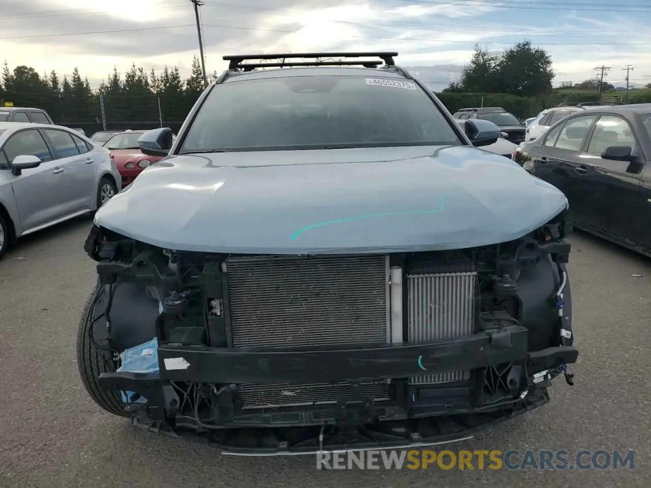 5 fotografías del automóvil dañado 5NTJEDAF3NH038883 HYUNDAI SANTA CRUZ 2022