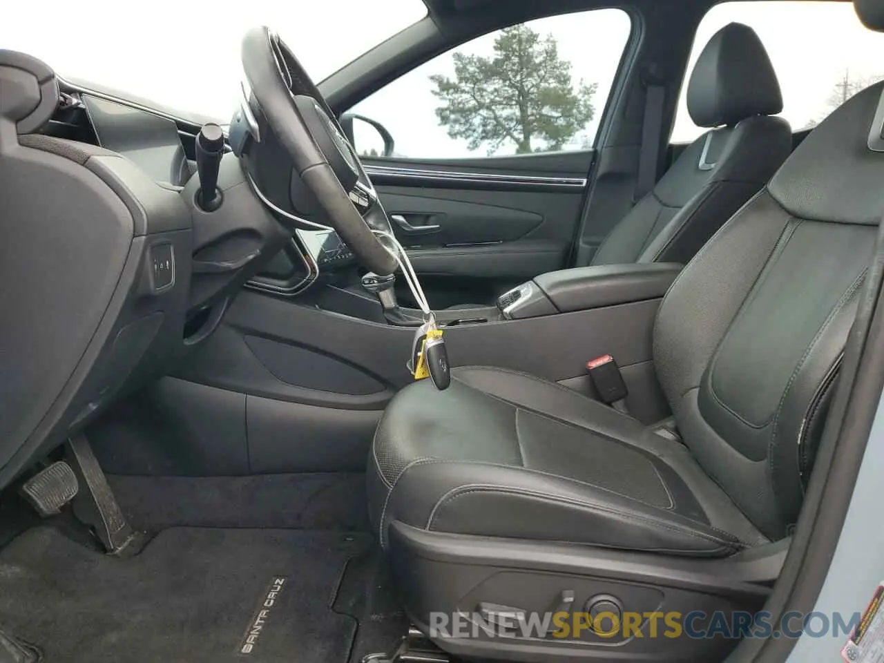 7 fotografías del automóvil dañado 5NTJEDAF3NH038883 HYUNDAI SANTA CRUZ 2022