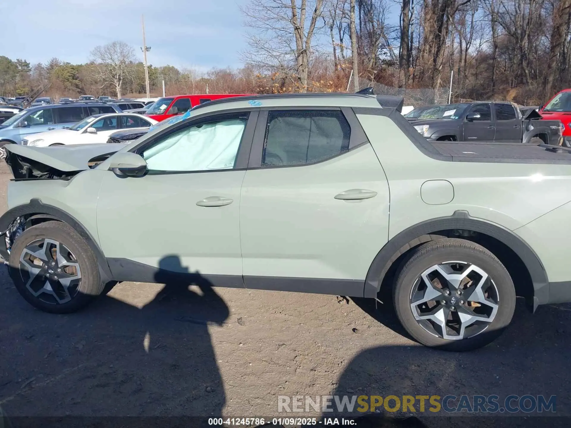 14 fotografías del automóvil dañado 5NTJEDAF6NH035945 HYUNDAI SANTA CRUZ 2022