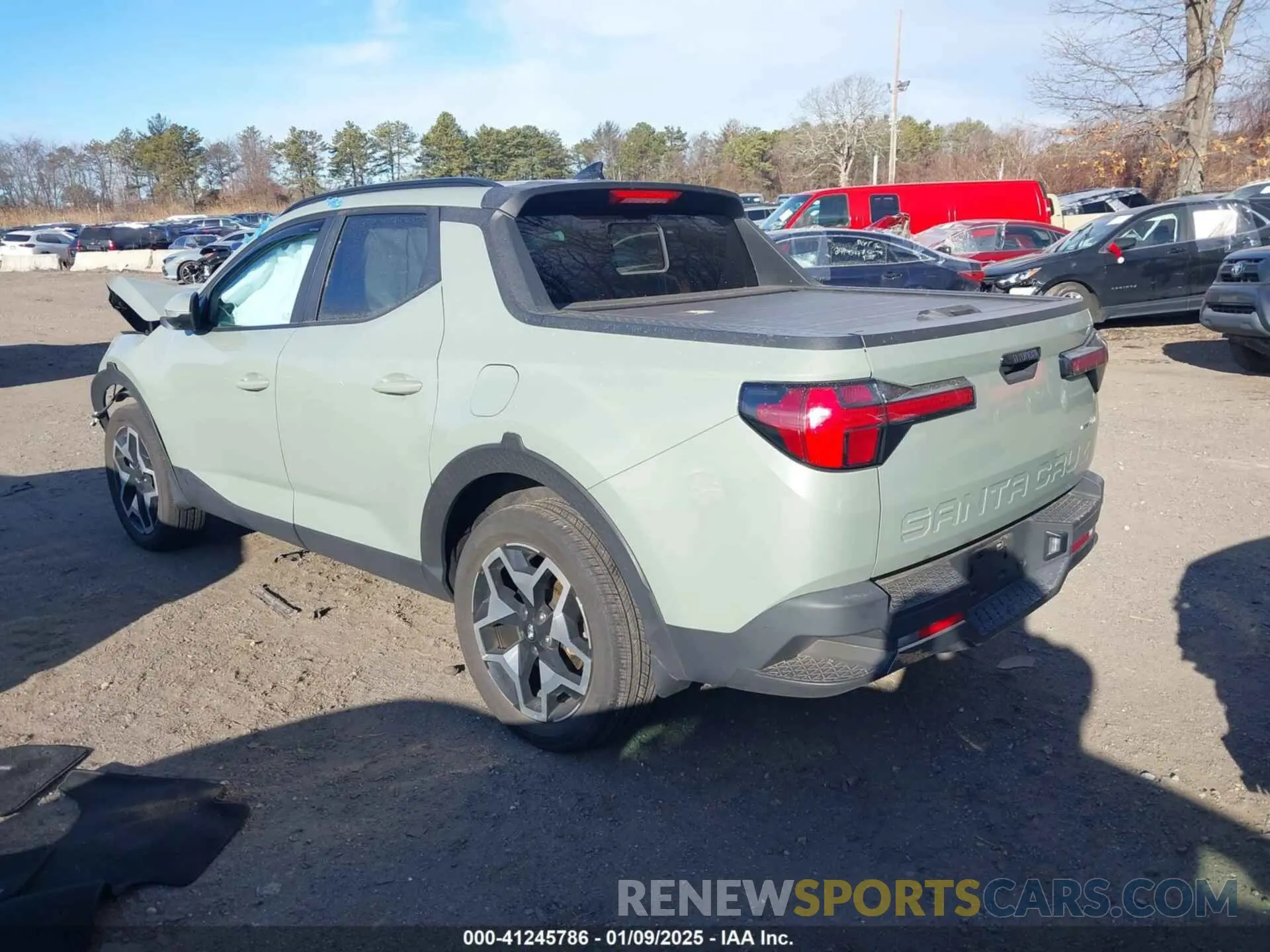 3 fotografías del automóvil dañado 5NTJEDAF6NH035945 HYUNDAI SANTA CRUZ 2022