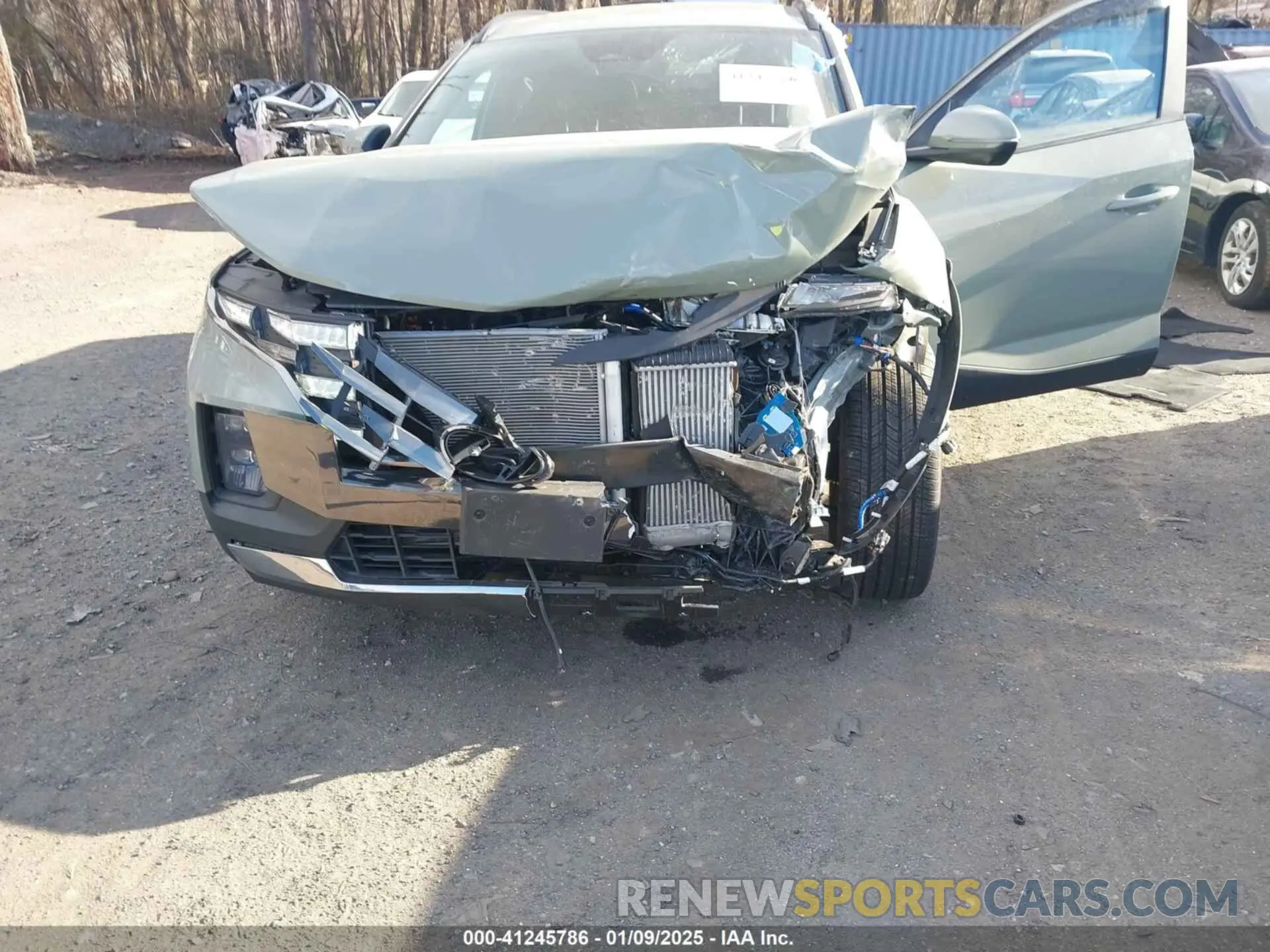 6 fotografías del automóvil dañado 5NTJEDAF6NH035945 HYUNDAI SANTA CRUZ 2022