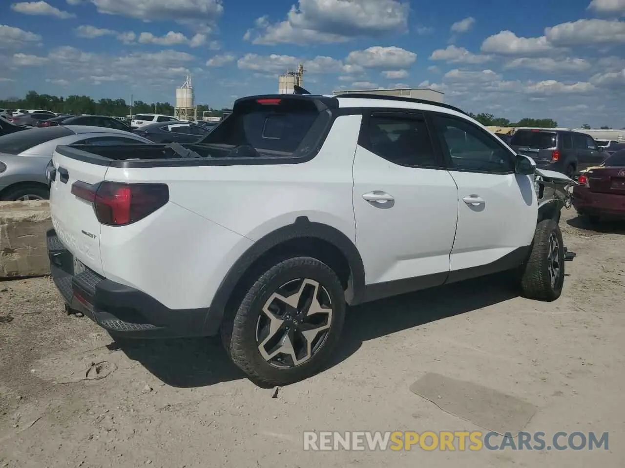 3 fotografías del automóvil dañado 5NTJEDAF9NH033350 HYUNDAI SANTA CRUZ 2022