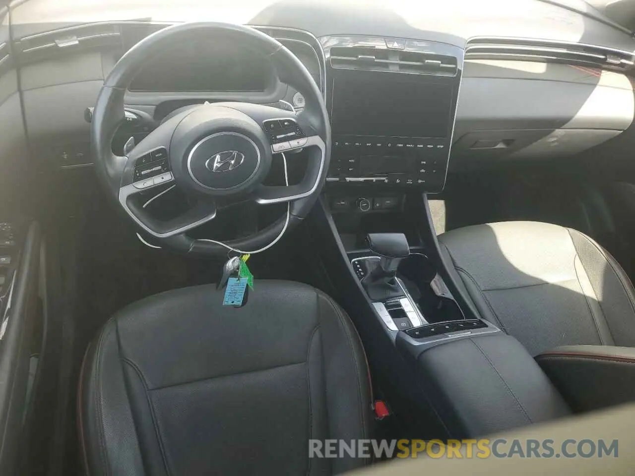 8 fotografías del automóvil dañado 5NTJEDAF9NH033350 HYUNDAI SANTA CRUZ 2022