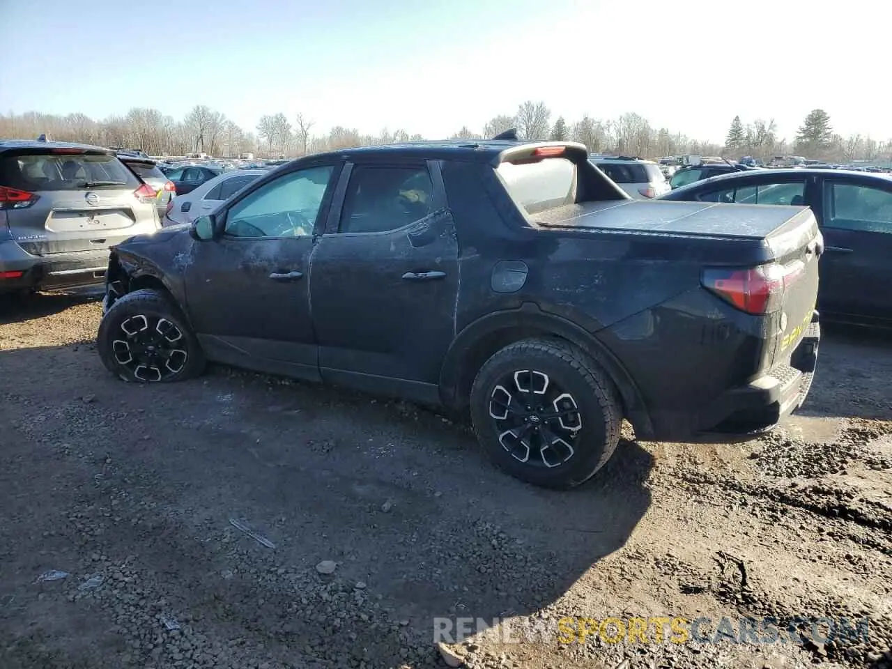 2 fotografías del automóvil dañado 5NTJADAE2PH053879 HYUNDAI SANTA CRUZ 2023