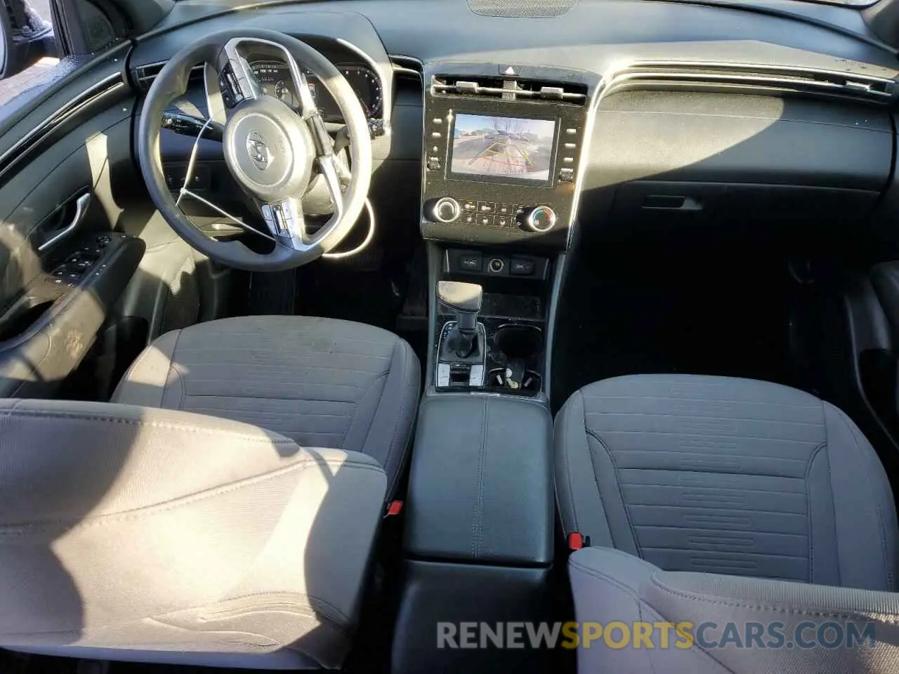 8 fotografías del automóvil dañado 5NTJADAE2PH053879 HYUNDAI SANTA CRUZ 2023