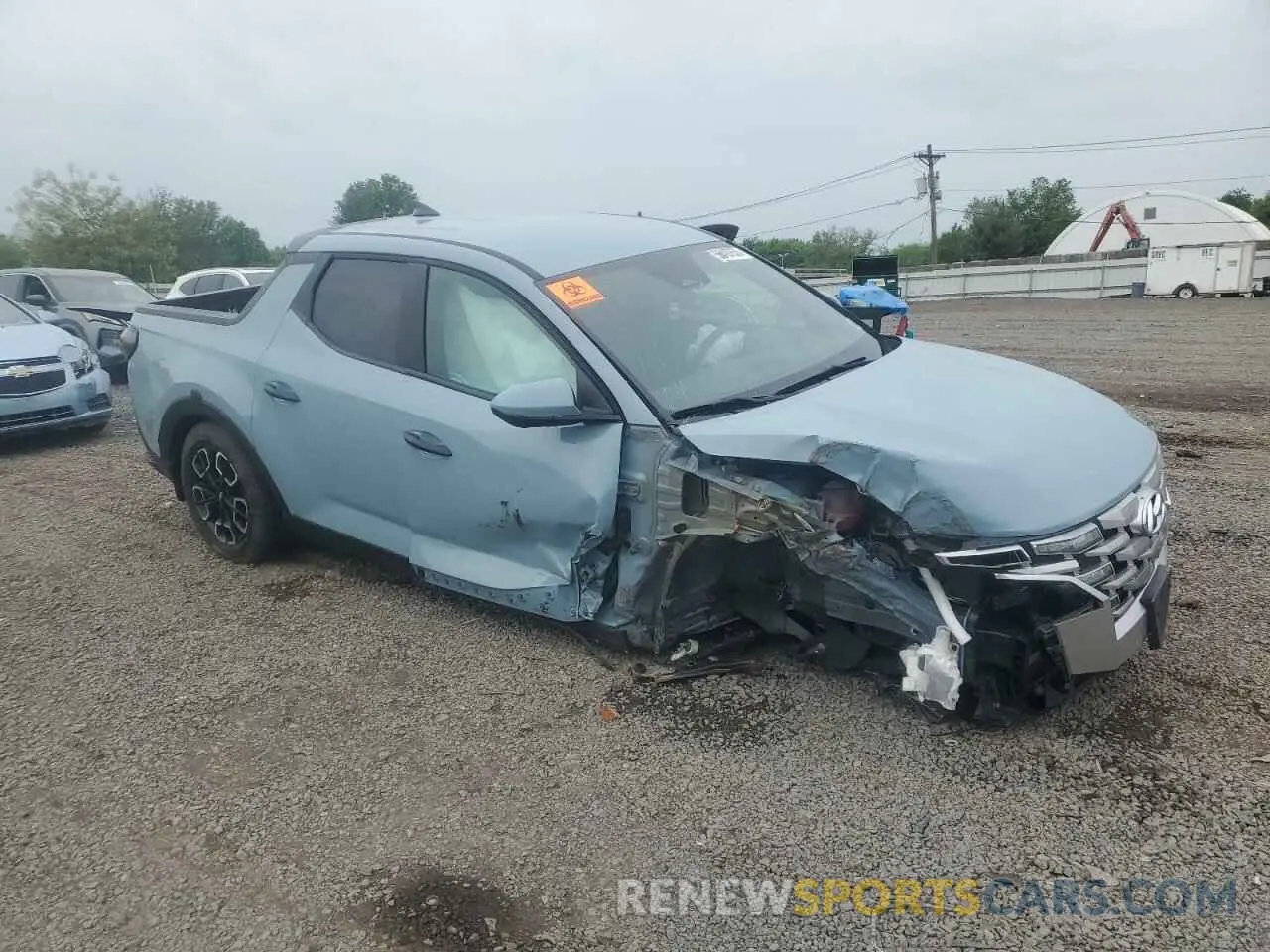 4 fotografías del automóvil dañado 5NTJADAE5PH061510 HYUNDAI SANTA CRUZ 2023