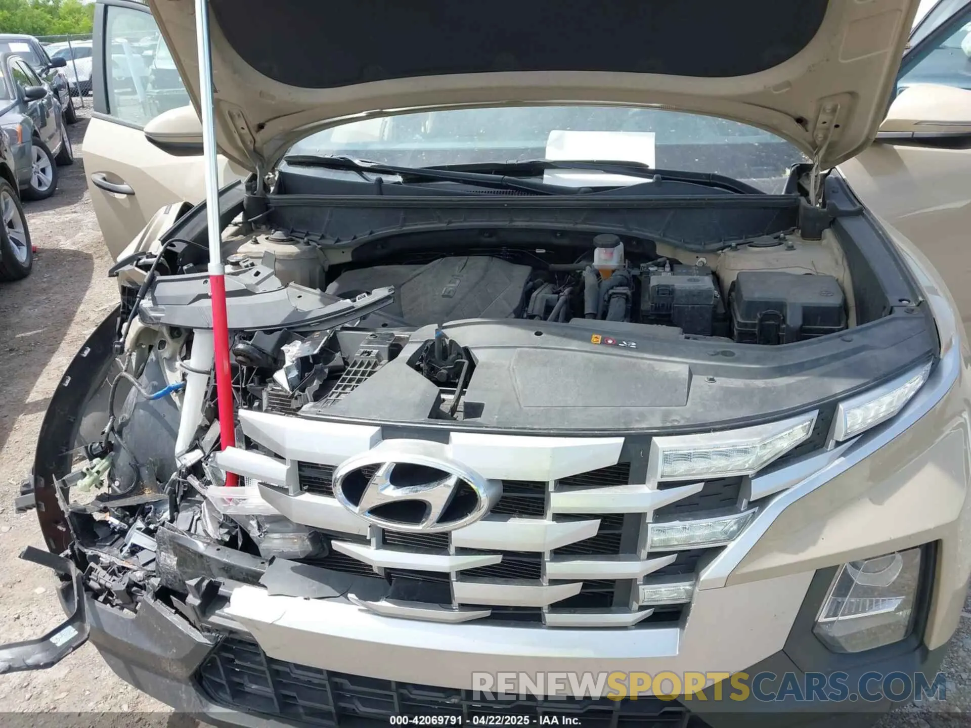 10 fotografías del automóvil dañado 5NTJB4AE3PH077055 HYUNDAI SANTA CRUZ 2023
