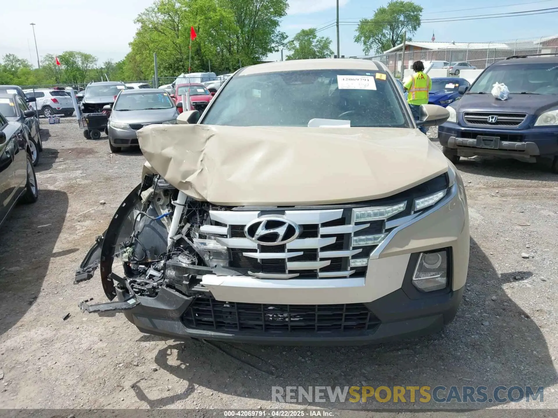 12 fotografías del automóvil dañado 5NTJB4AE3PH077055 HYUNDAI SANTA CRUZ 2023