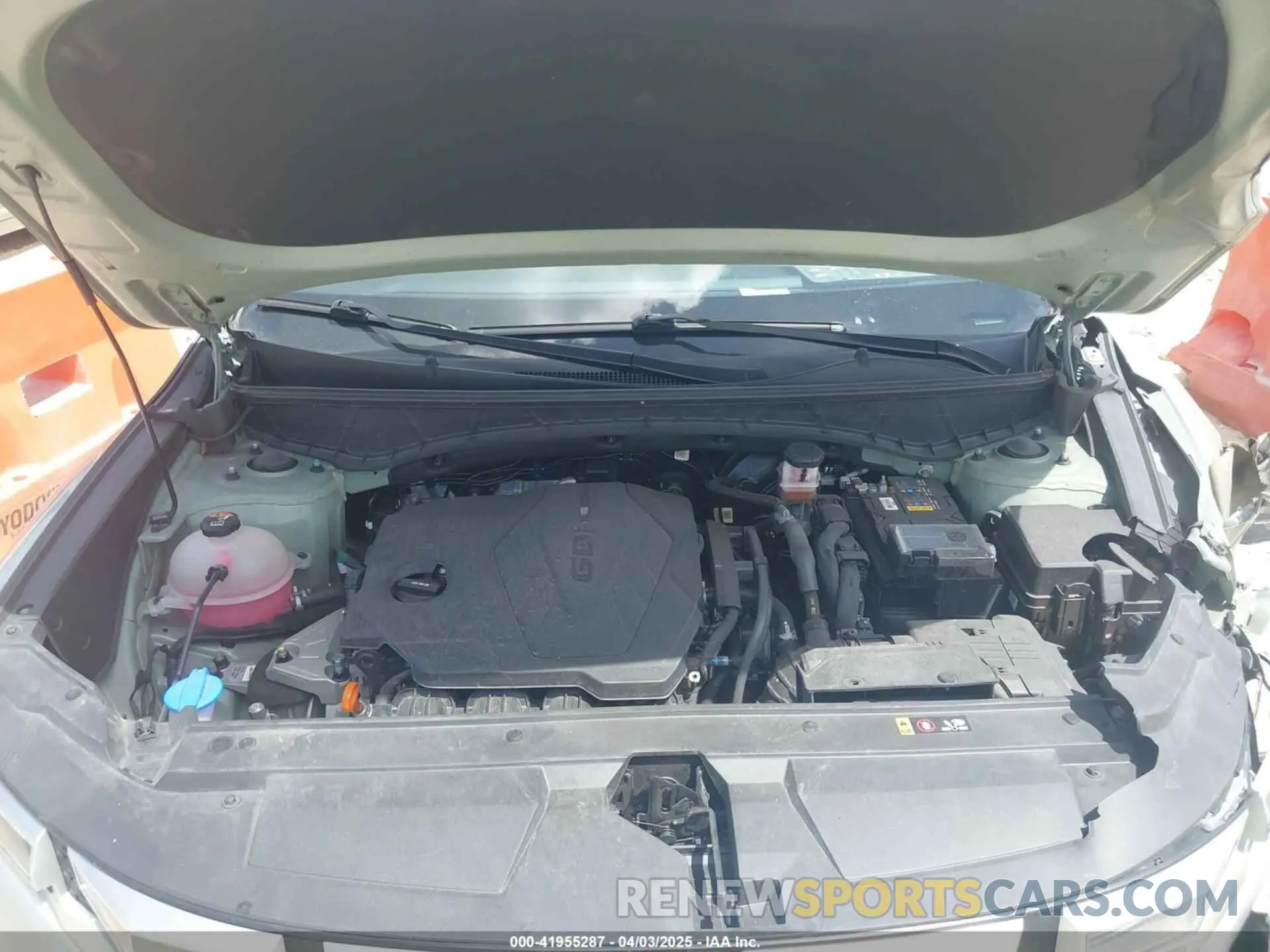 10 fotografías del automóvil dañado 5NTJBDAE5PH065182 HYUNDAI SANTA CRUZ 2023