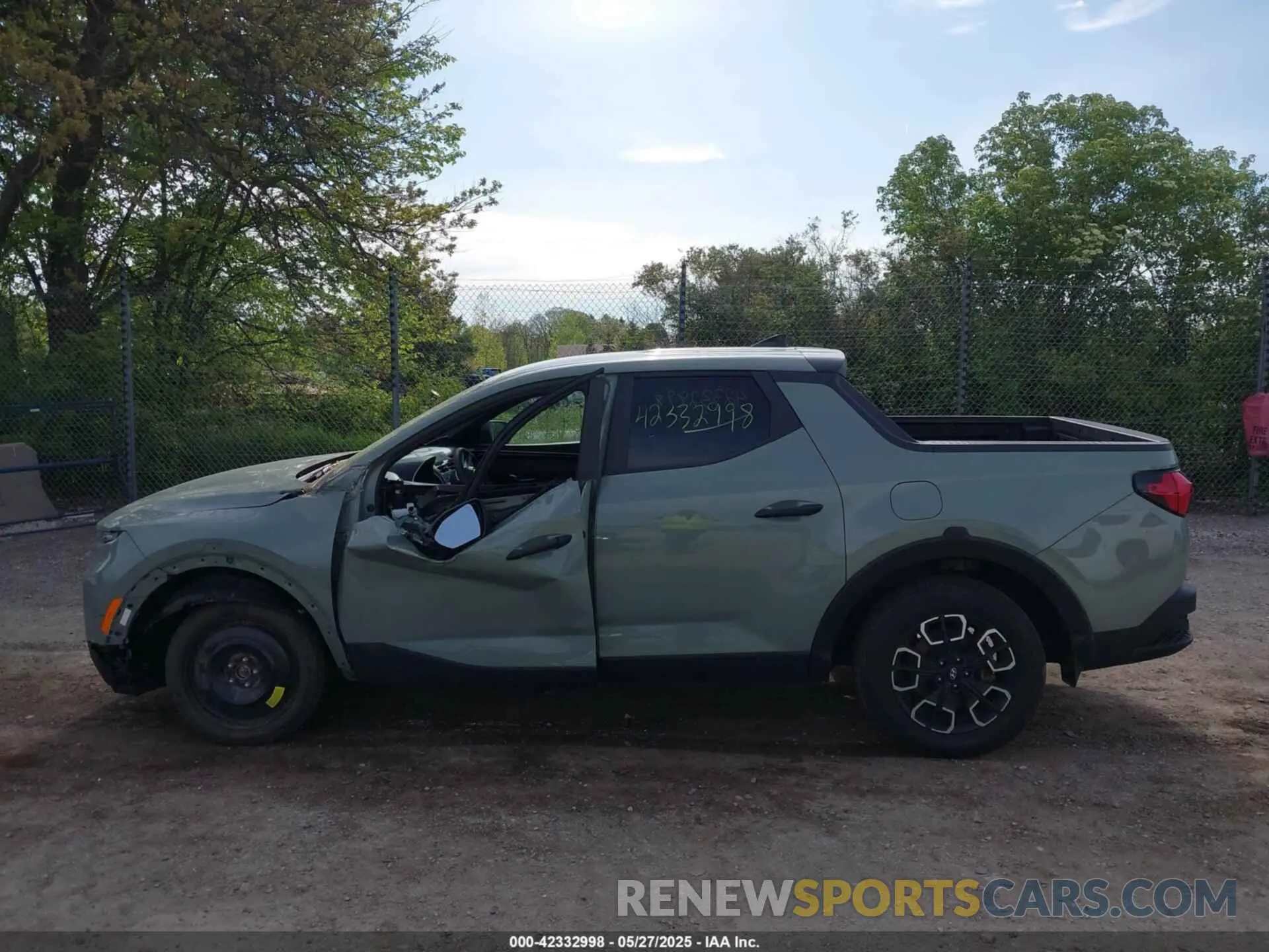 14 fotografías del automóvil dañado 5NTJBDAE9PH076525 HYUNDAI SANTA CRUZ 2023