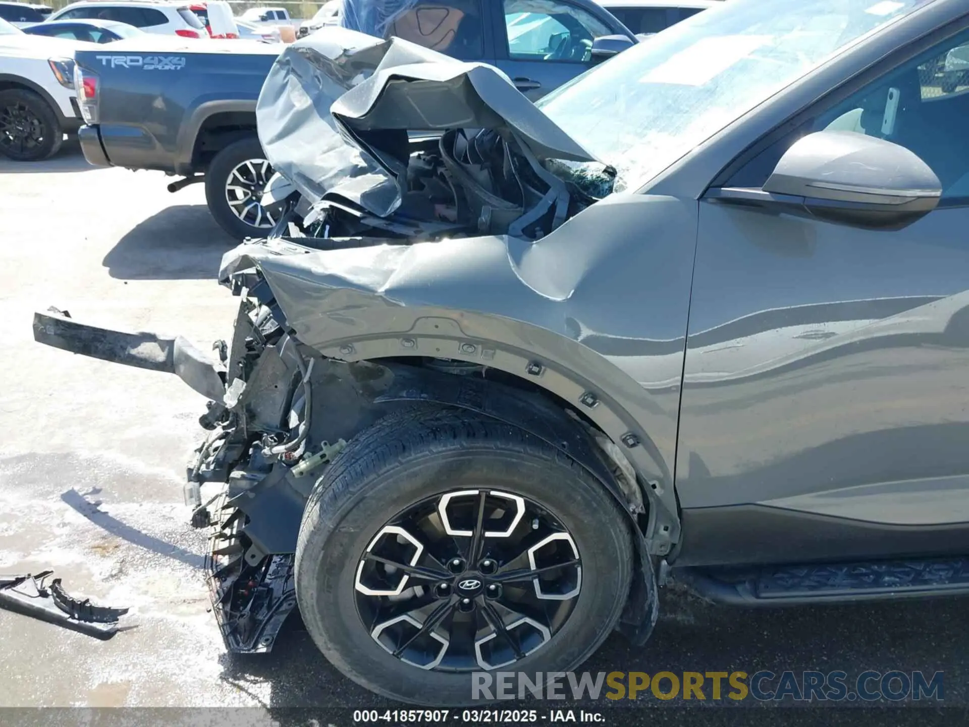 18 fotografías del automóvil dañado 5NTJCDAE0P8061456 HYUNDAI SANTA CRUZ 2023
