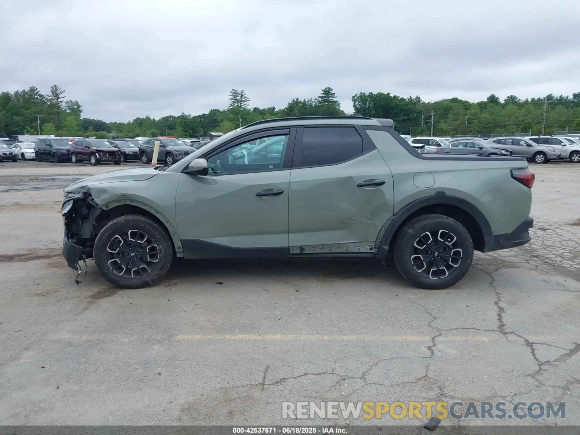 14 fotografías del automóvil dañado 5NTJCDAE3PH041492 HYUNDAI SANTA CRUZ 2023