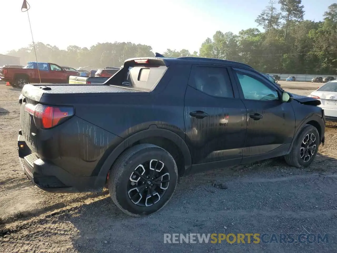 3 fotografías del automóvil dañado 5NTJCDAE6PH064085 HYUNDAI SANTA CRUZ 2023