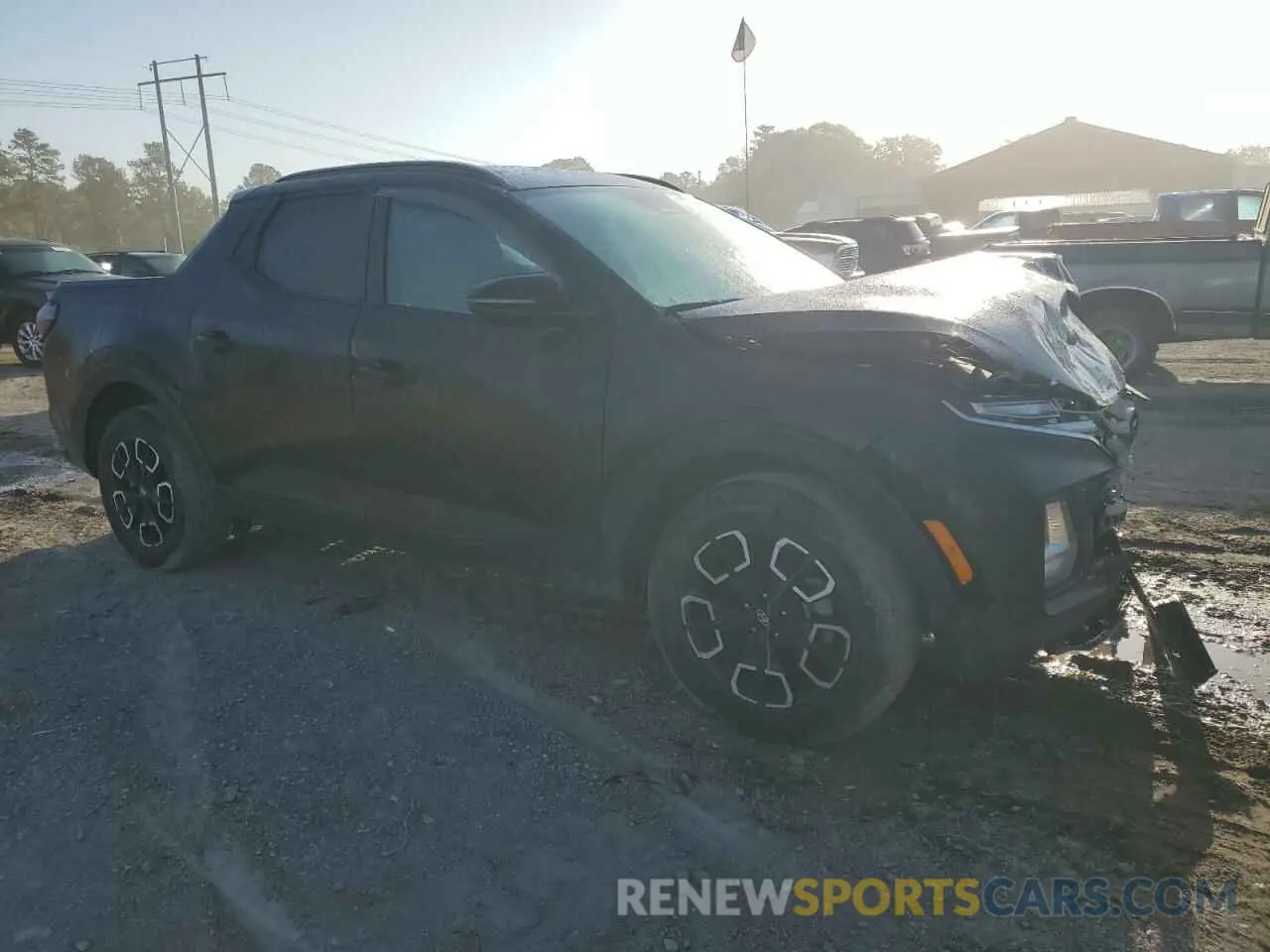 4 fotografías del automóvil dañado 5NTJCDAE6PH064085 HYUNDAI SANTA CRUZ 2023