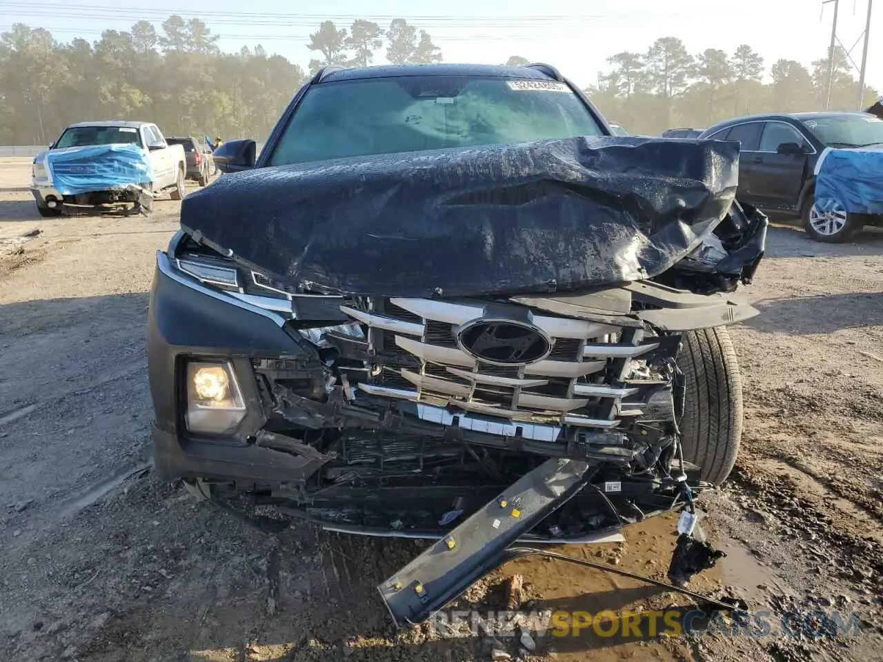 5 fotografías del automóvil dañado 5NTJCDAE6PH064085 HYUNDAI SANTA CRUZ 2023