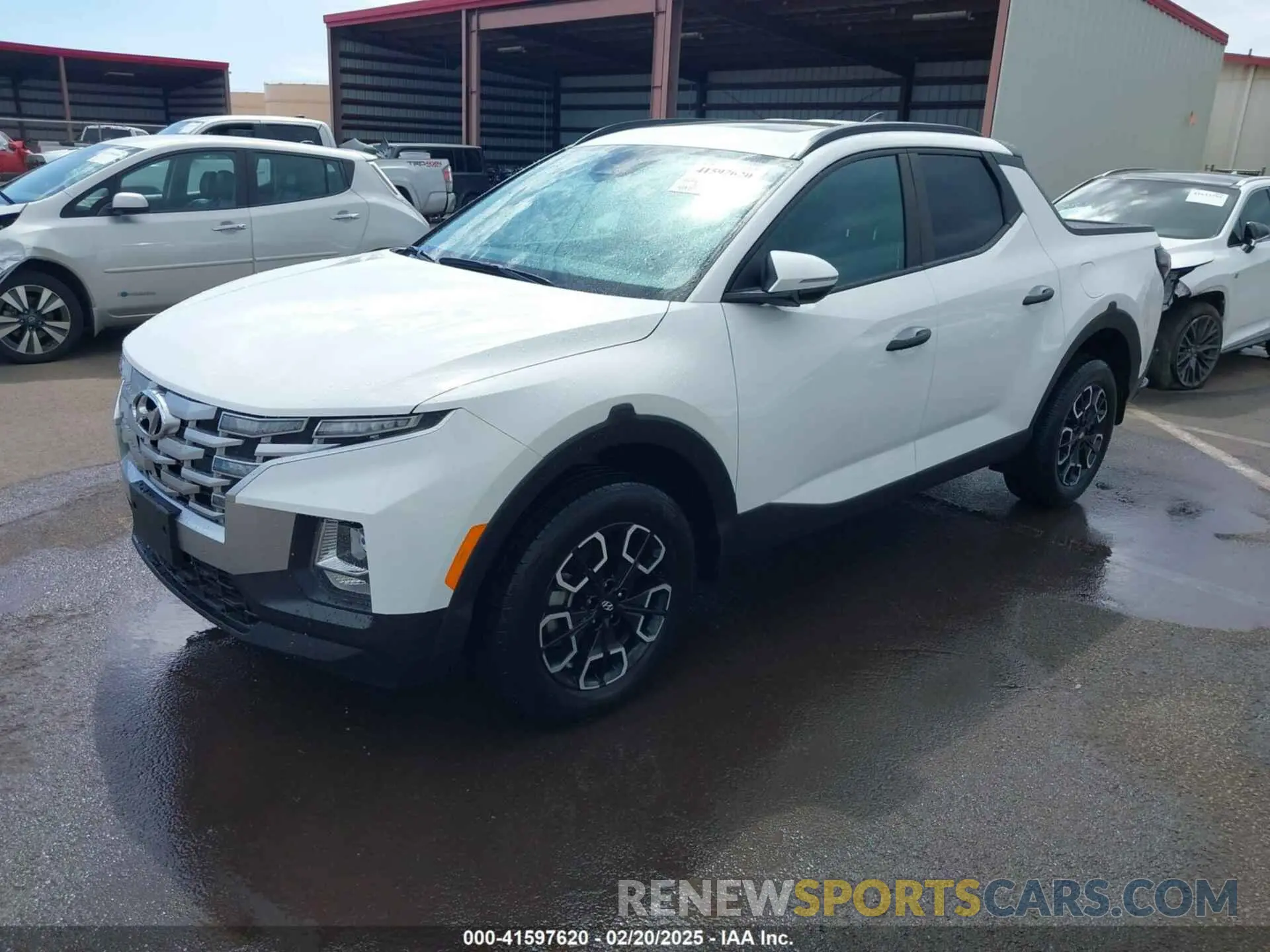 2 fotografías del automóvil dañado 5NTJCDAE6PH066323 HYUNDAI SANTA CRUZ 2023