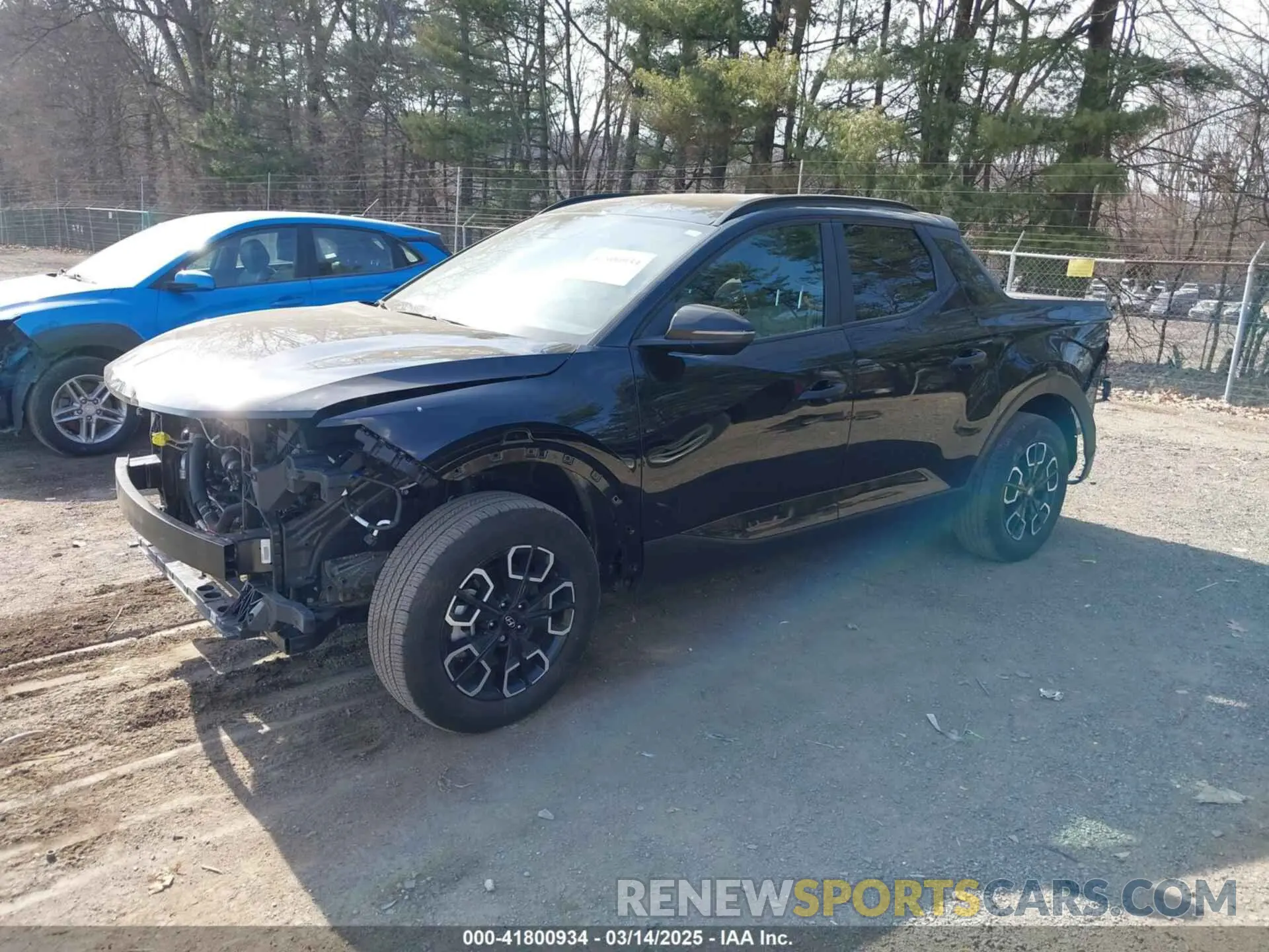 2 fotografías del automóvil dañado 5NTJCDAE9PH048544 HYUNDAI SANTA CRUZ 2023