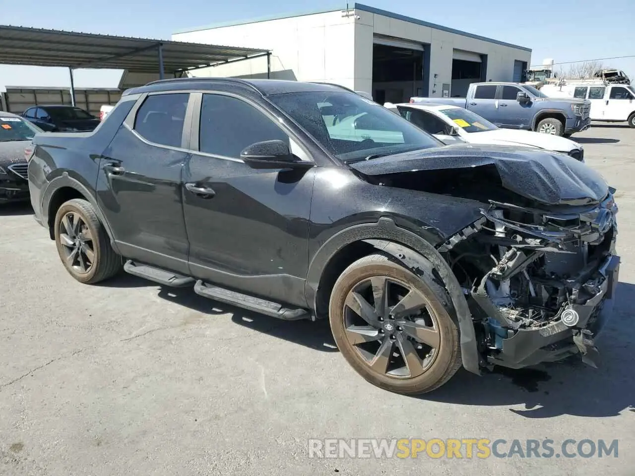 4 fotografías del automóvil dañado 5NTJCDAF4PH062487 HYUNDAI SANTA CRUZ 2023