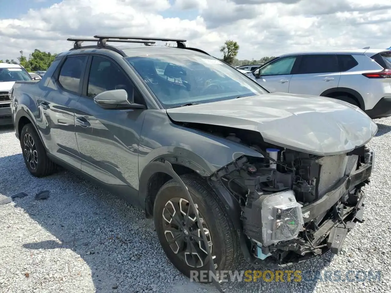 4 fotografías del automóvil dañado 5NTJDDAF1PH041643 HYUNDAI SANTA CRUZ 2023