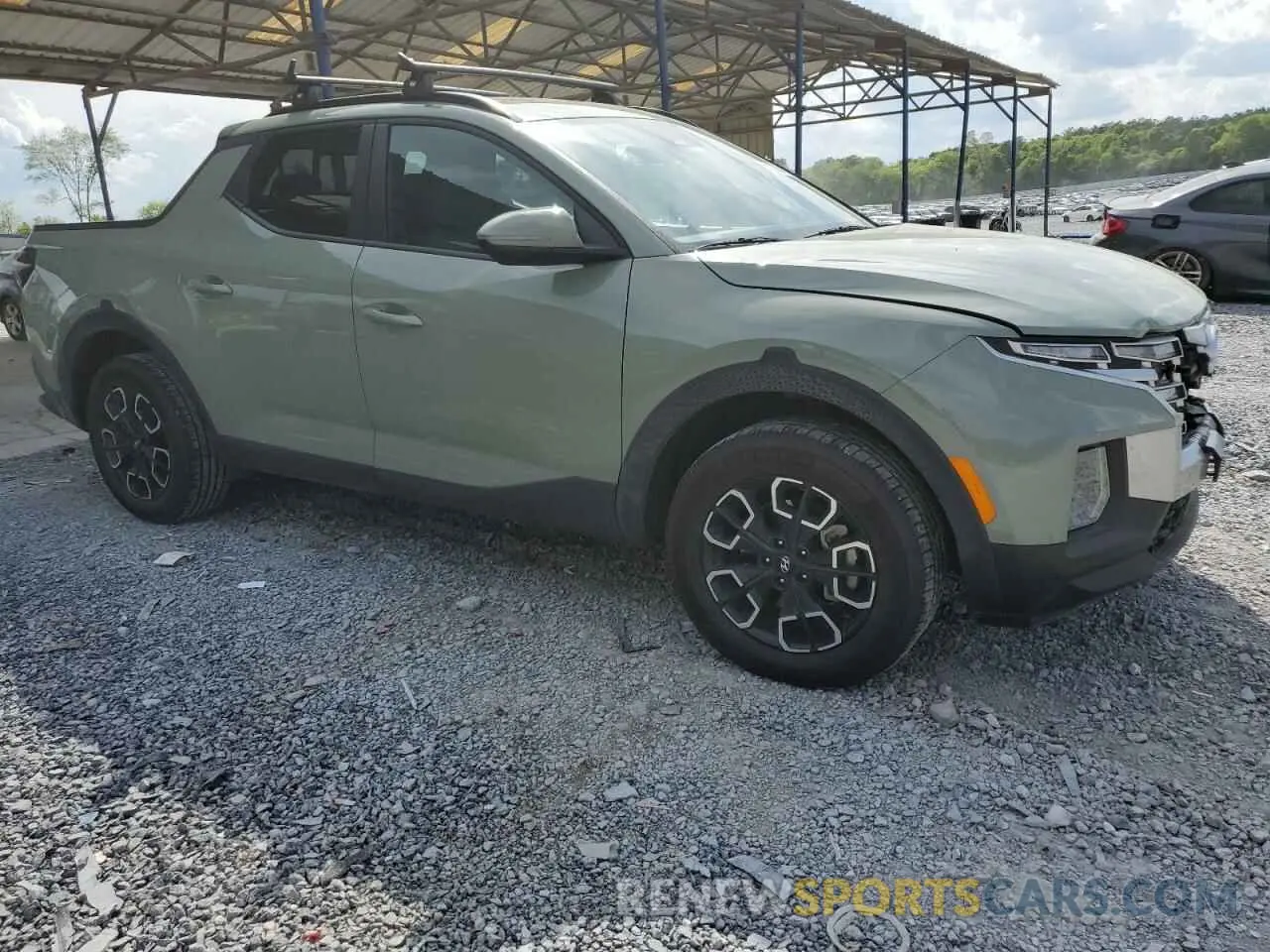 4 fotografías del automóvil dañado 5NTJDDAF6PH050886 HYUNDAI SANTA CRUZ 2023