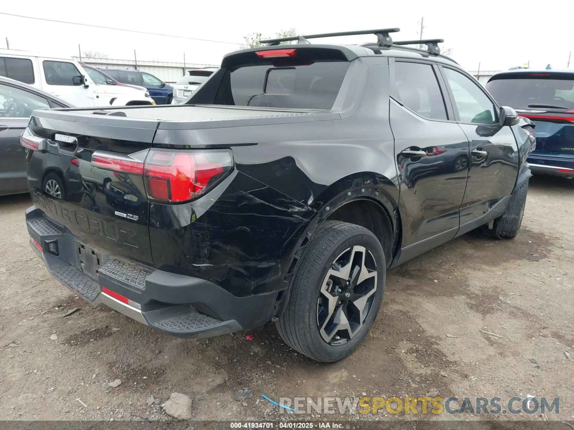 4 fotografías del automóvil dañado 5NTJEDAF3PH055086 HYUNDAI SANTA CRUZ 2023