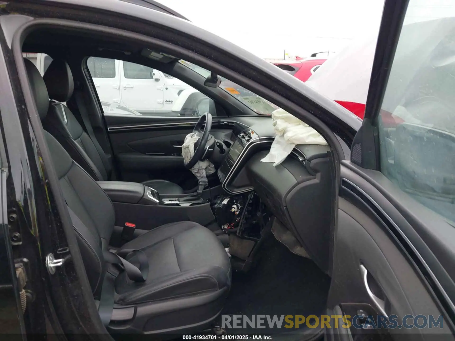 5 fotografías del automóvil dañado 5NTJEDAF3PH055086 HYUNDAI SANTA CRUZ 2023