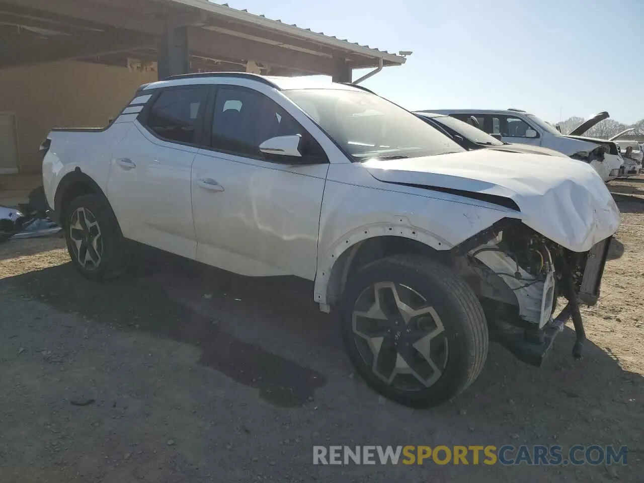 4 fotografías del automóvil dañado 5NTJEDAF5PH064873 HYUNDAI SANTA CRUZ 2023