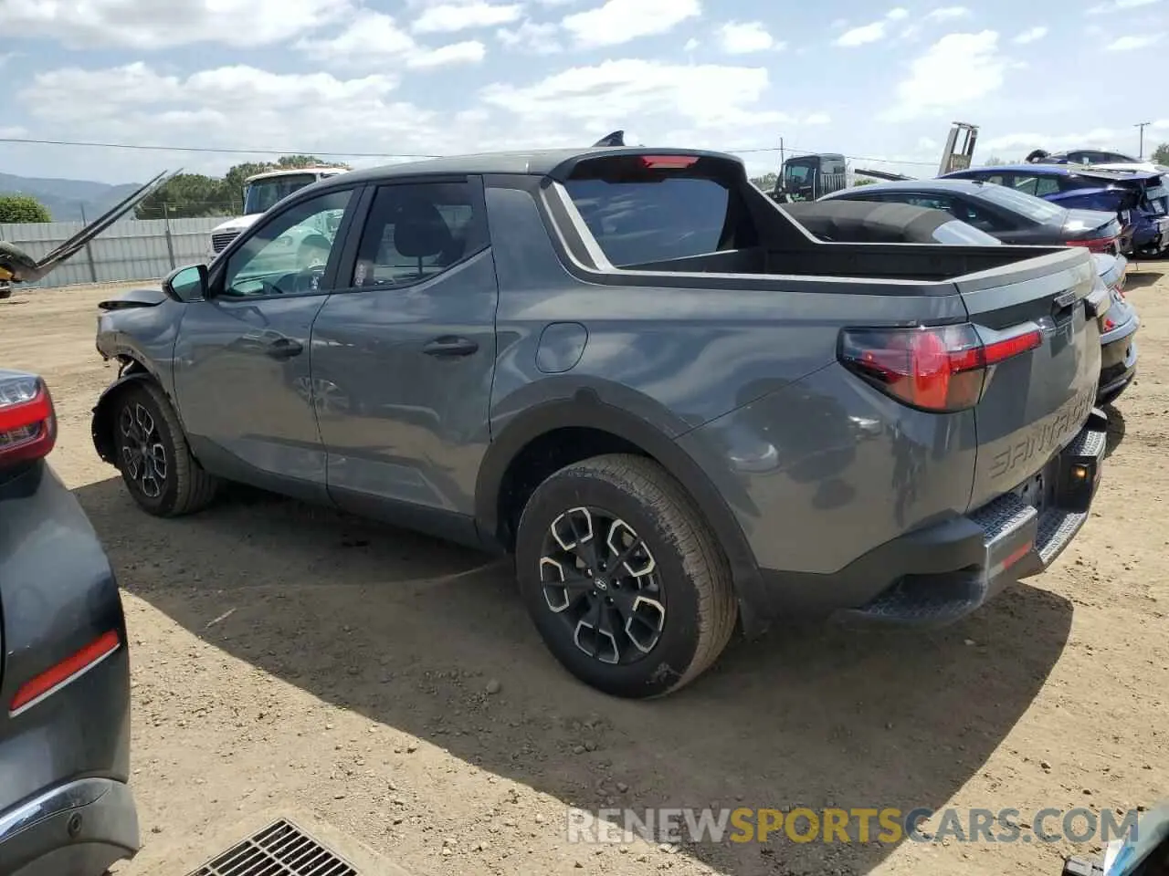 2 fotografías del automóvil dañado 5NTJB4DE3RH116032 HYUNDAI SANTA CRUZ 2024