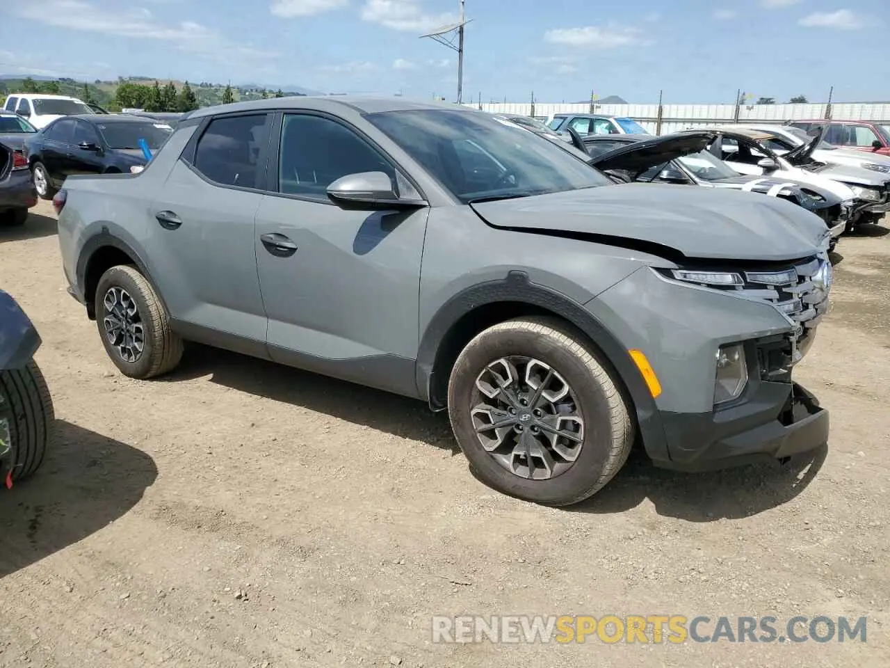 4 fotografías del automóvil dañado 5NTJB4DE3RH116032 HYUNDAI SANTA CRUZ 2024
