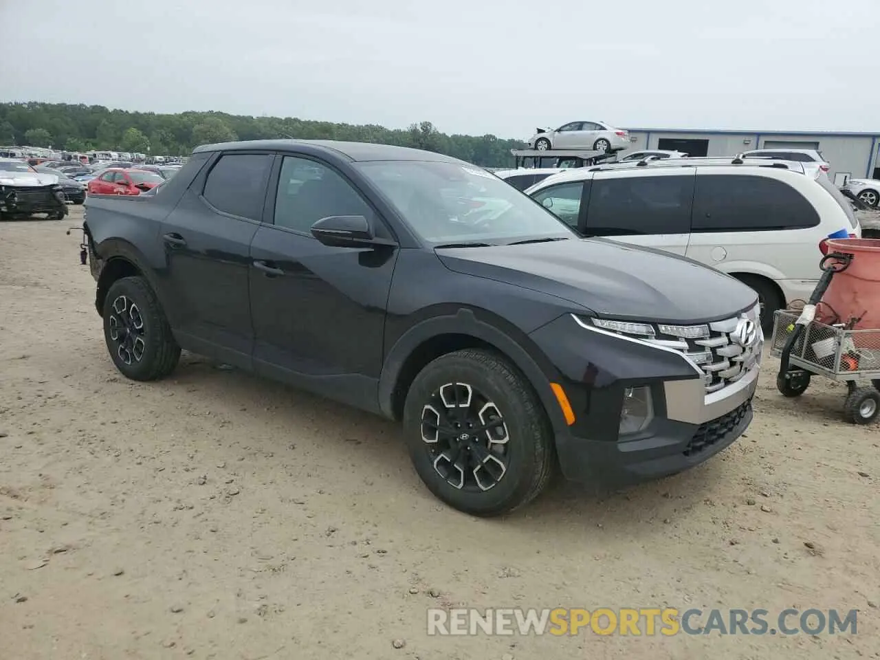 4 fotografías del automóvil dañado 5NTJBDDE2RH116507 HYUNDAI SANTA CRUZ 2024
