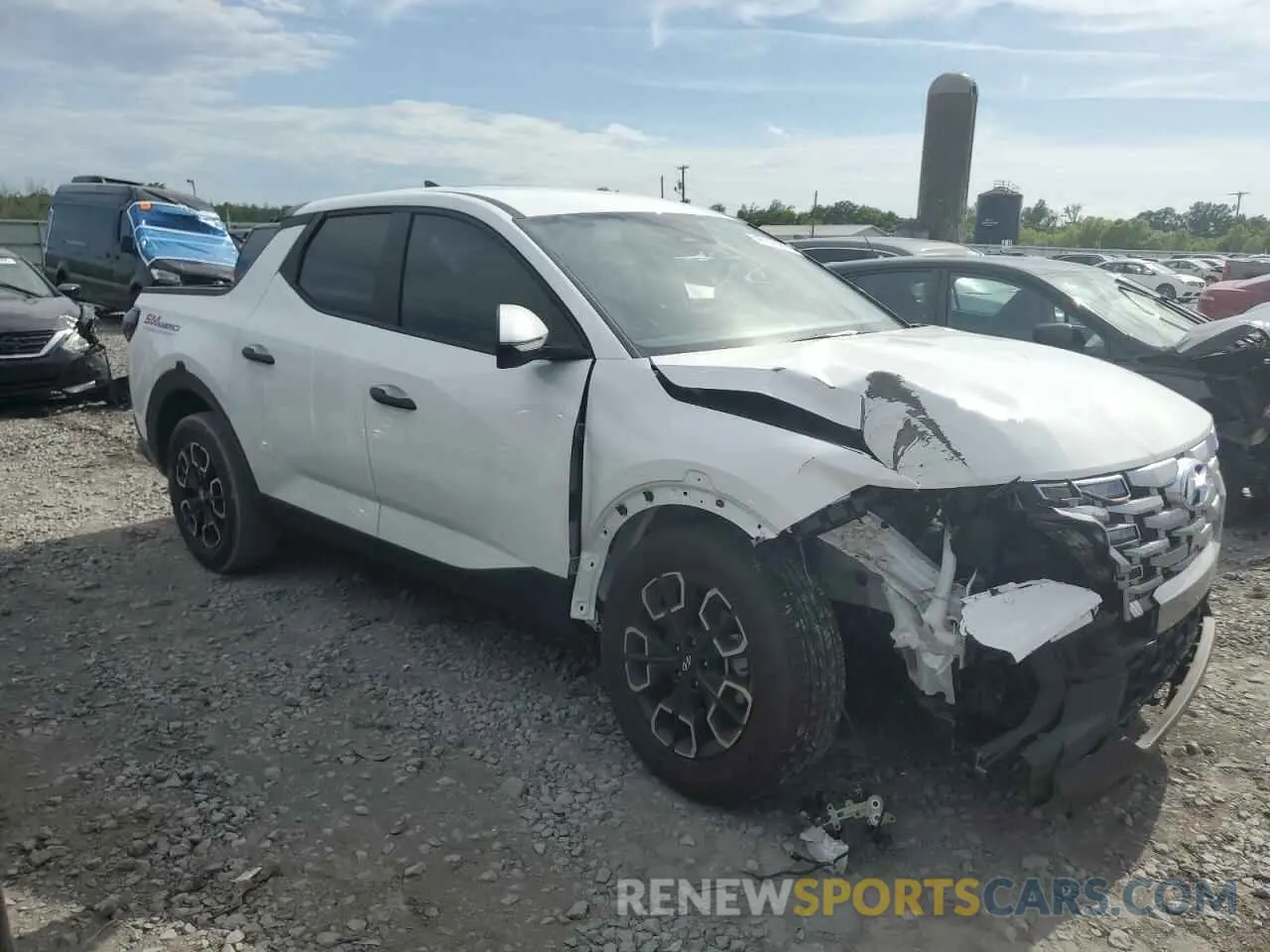 4 fotografías del automóvil dañado 5NTJBDDE9RH102572 HYUNDAI SANTA CRUZ 2024