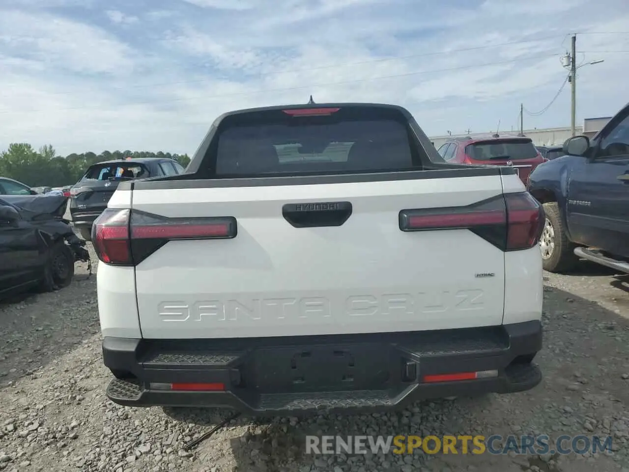 6 fotografías del automóvil dañado 5NTJBDDE9RH102572 HYUNDAI SANTA CRUZ 2024