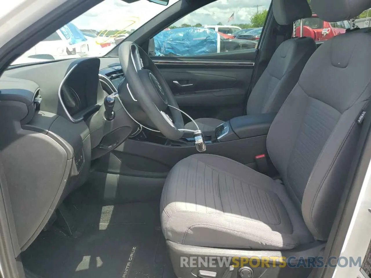 7 fotografías del automóvil dañado 5NTJBDDE9RH102572 HYUNDAI SANTA CRUZ 2024