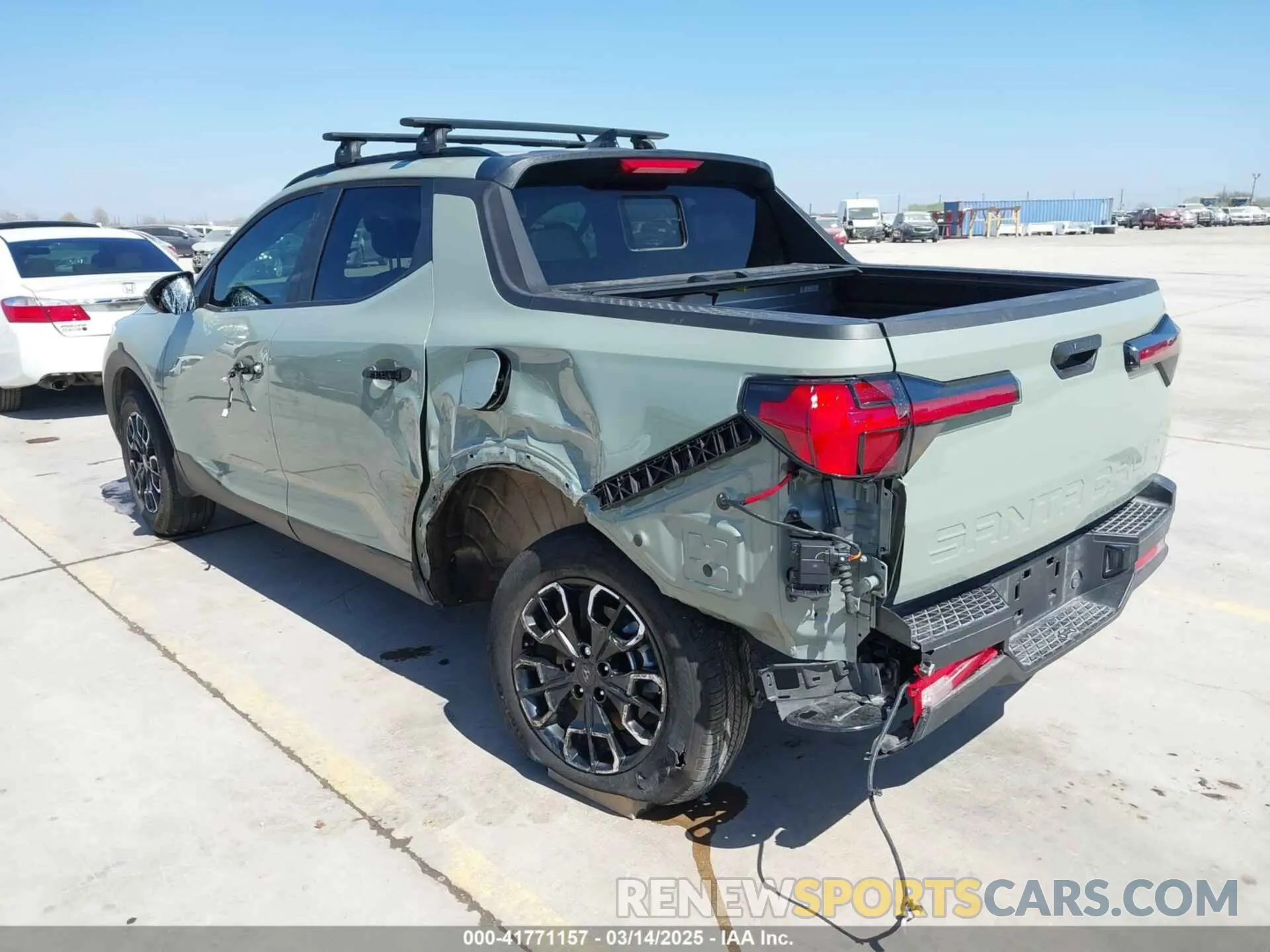 3 fotografías del automóvil dañado 5NTJC4AE2RH095742 HYUNDAI SANTA CRUZ 2024