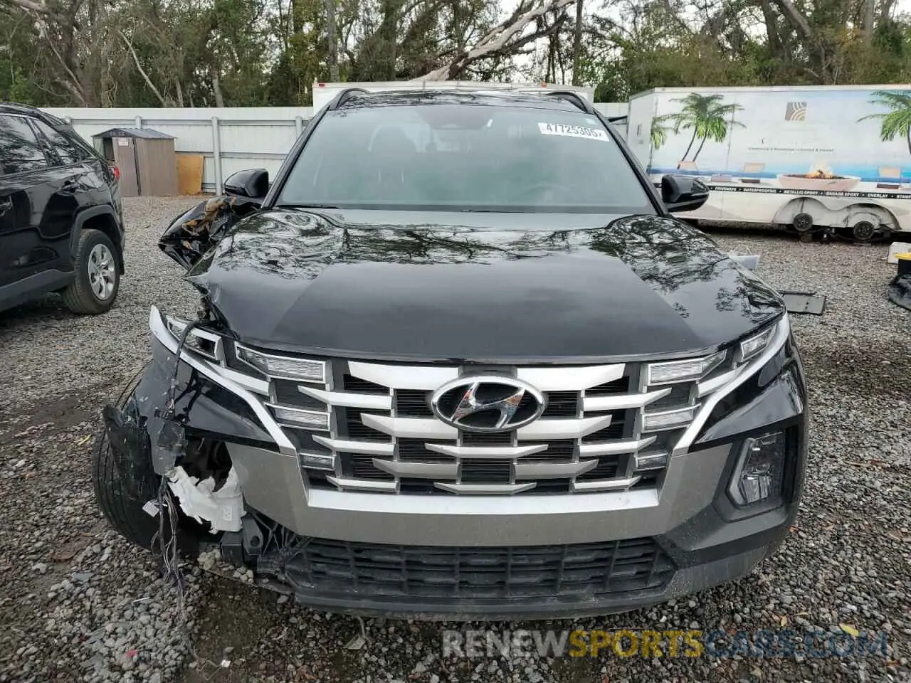 5 fotografías del automóvil dañado 5NTJCDAE2RH082375 HYUNDAI SANTA CRUZ 2024