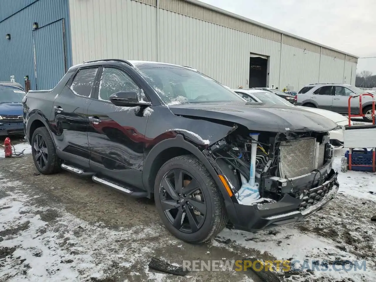 4 fotografías del automóvil dañado 5NTJCDAF8RH090571 HYUNDAI SANTA CRUZ 2024