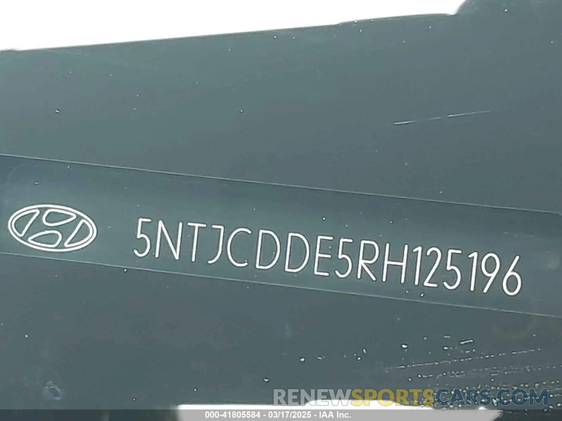 9 fotografías del automóvil dañado 5NTJCDDE5RH125196 HYUNDAI SANTA CRUZ 2024