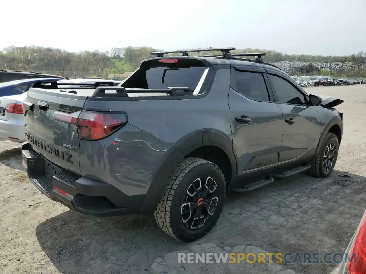 3 fotografías del automóvil dañado 5NTJDDAF9RH100070 HYUNDAI SANTA CRUZ 2024