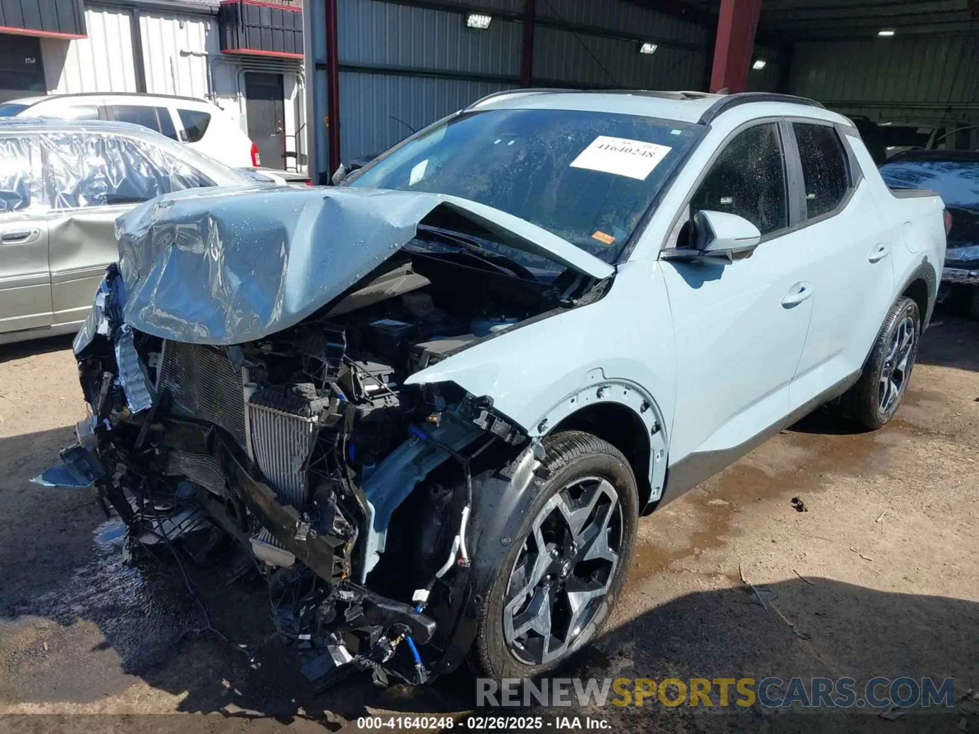 2 fotografías del automóvil dañado 5NTJEDAF0RH091935 HYUNDAI SANTA CRUZ 2024