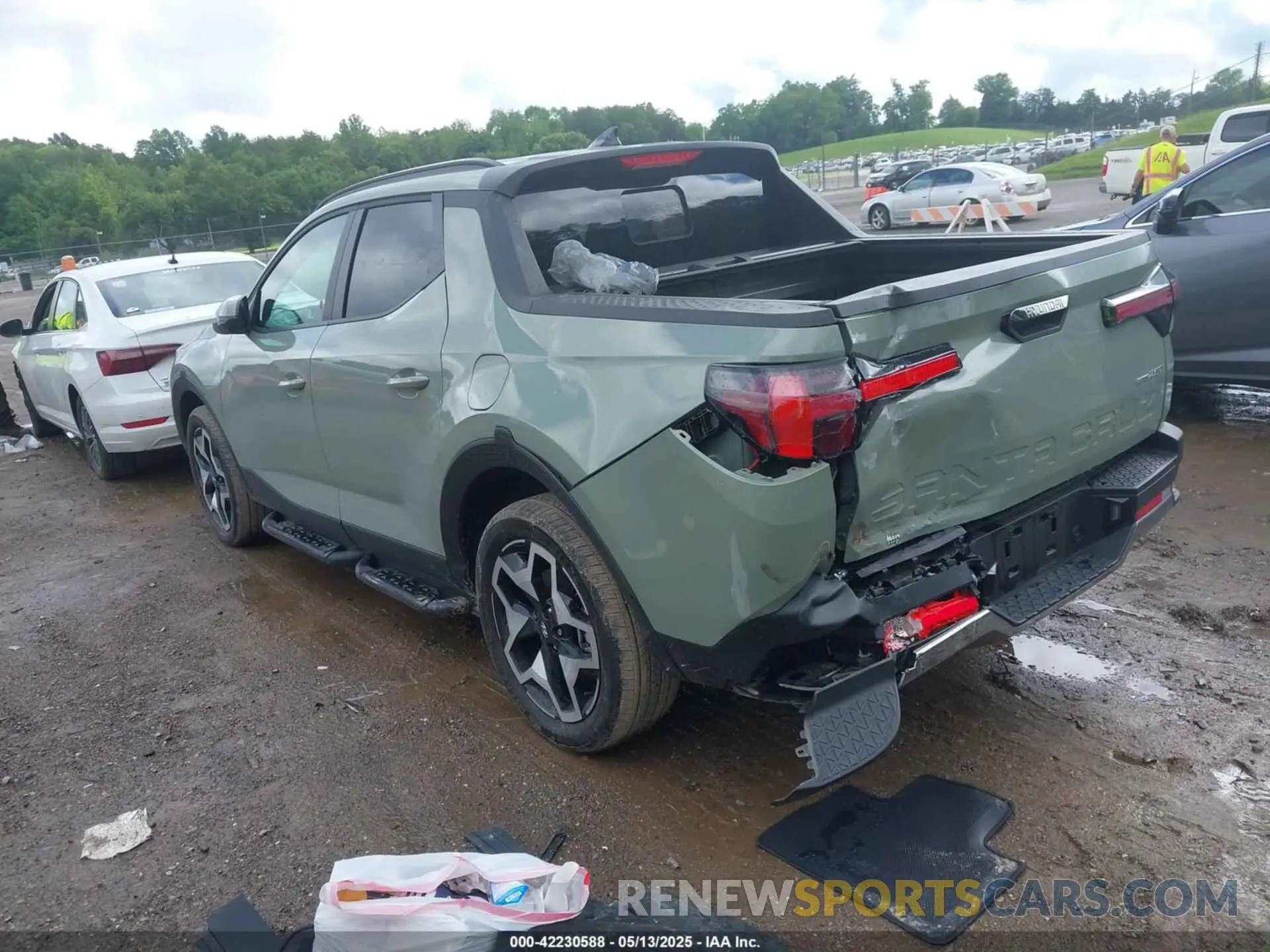 3 fotografías del automóvil dañado 5NTJEDDF1RH110908 HYUNDAI SANTA CRUZ 2024