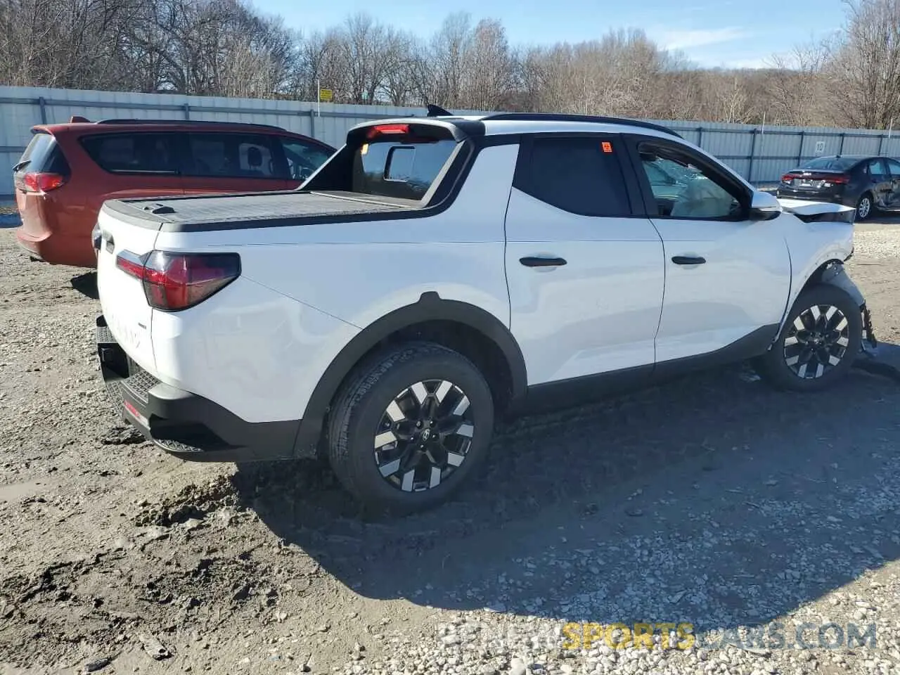 3 fotografías del automóvil dañado 5NTJCDDE7SH131958 HYUNDAI SANTA CRUZ 2025