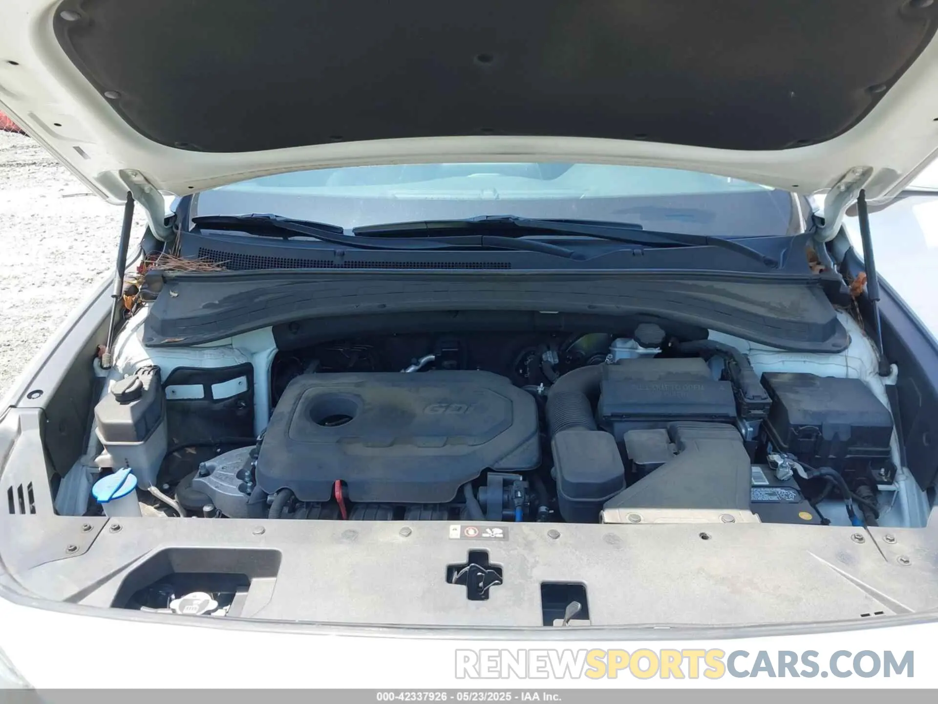 10 fotografías del automóvil dañado 5NMS23AD0KH013811 HYUNDAI SANTA FE 2019
