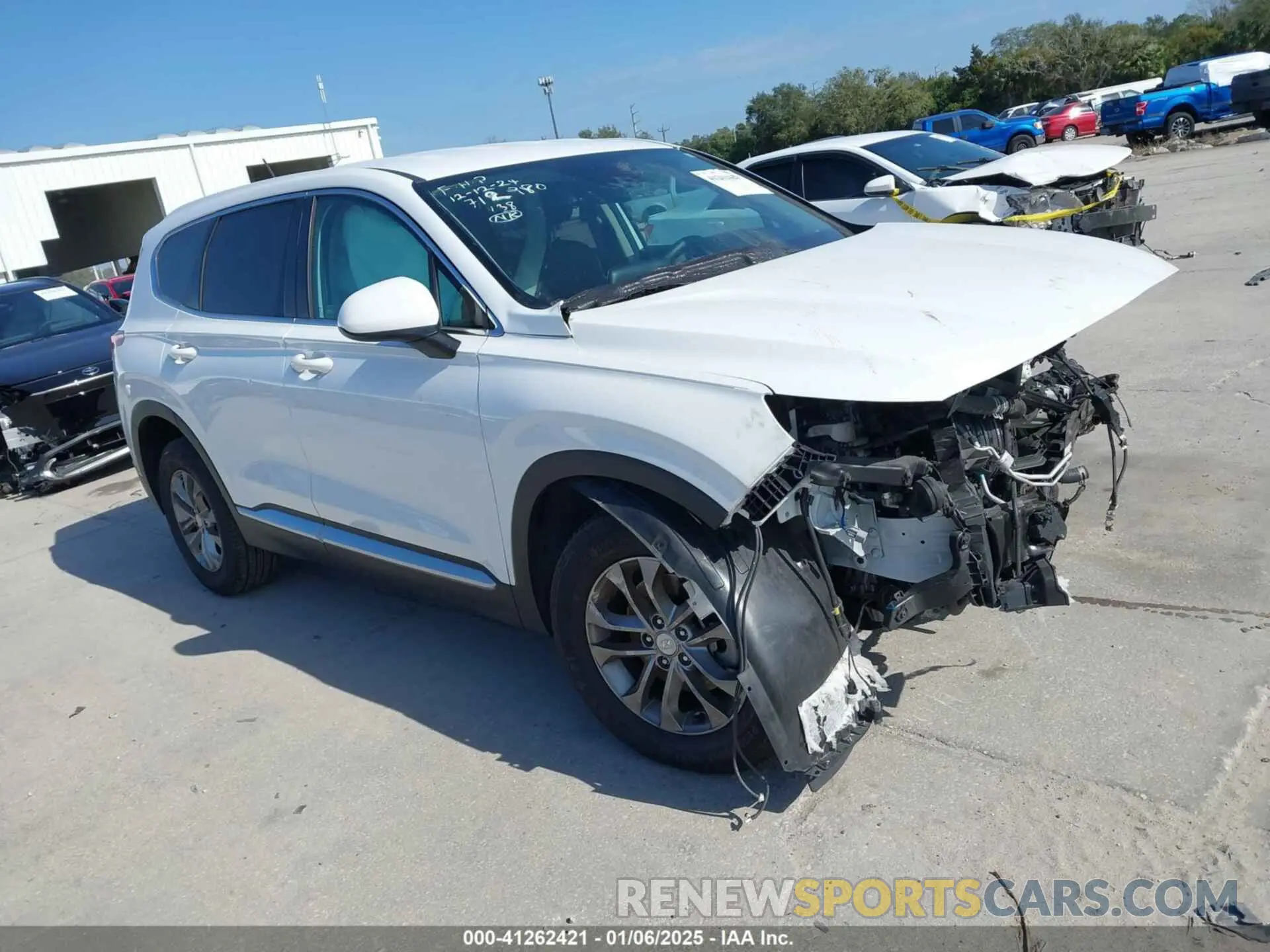 12 fotografías del automóvil dañado 5NMS23AD0KH050700 HYUNDAI SANTA FE 2019