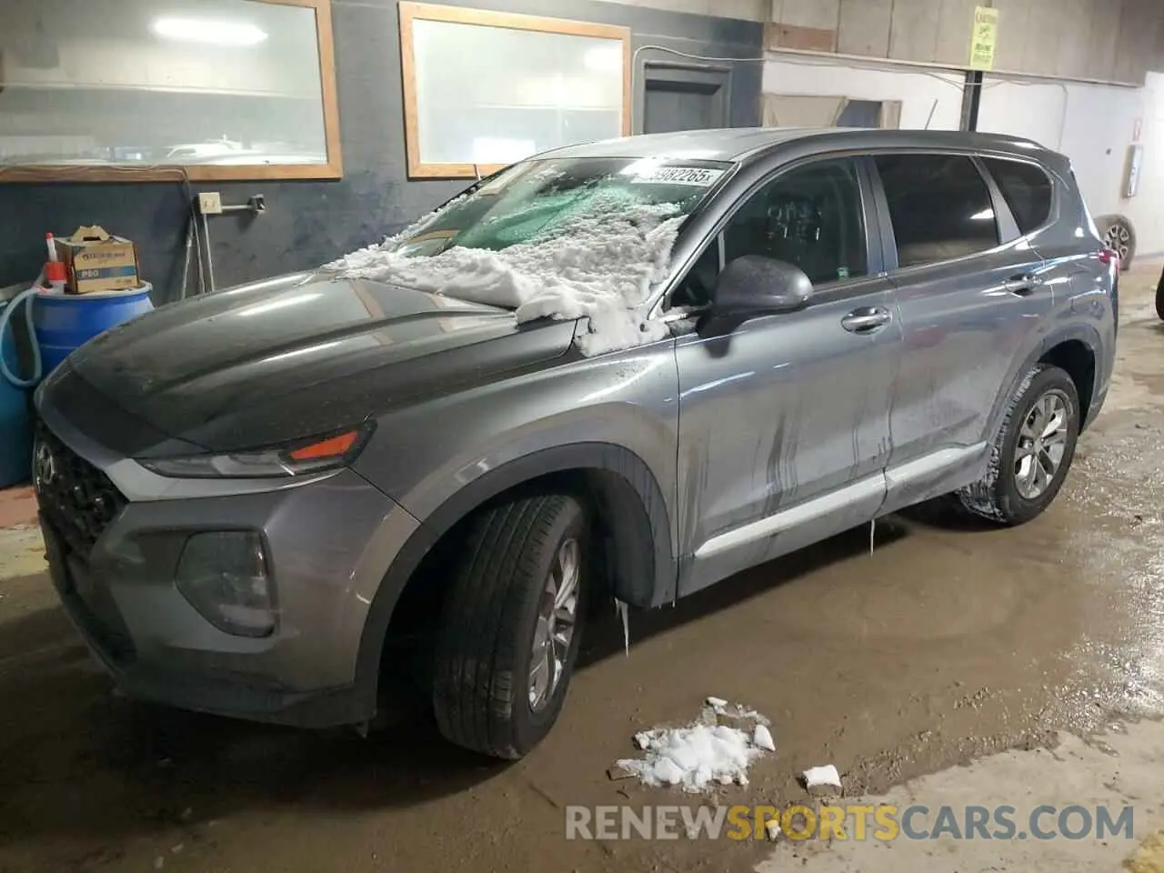 1 fotografías del automóvil dañado 5NMS23AD0KH079064 HYUNDAI SANTA FE 2019