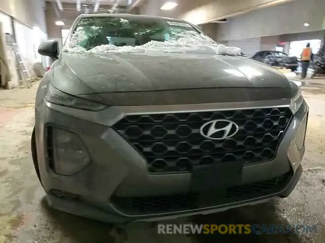 11 fotografías del automóvil dañado 5NMS23AD0KH079064 HYUNDAI SANTA FE 2019