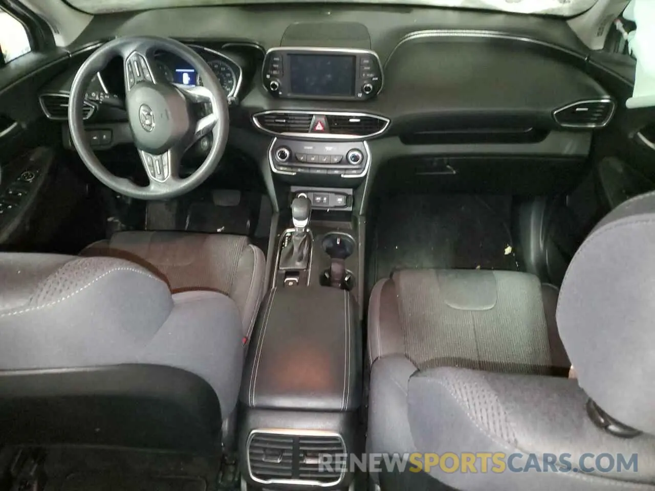 8 fotografías del automóvil dañado 5NMS23AD0KH079064 HYUNDAI SANTA FE 2019