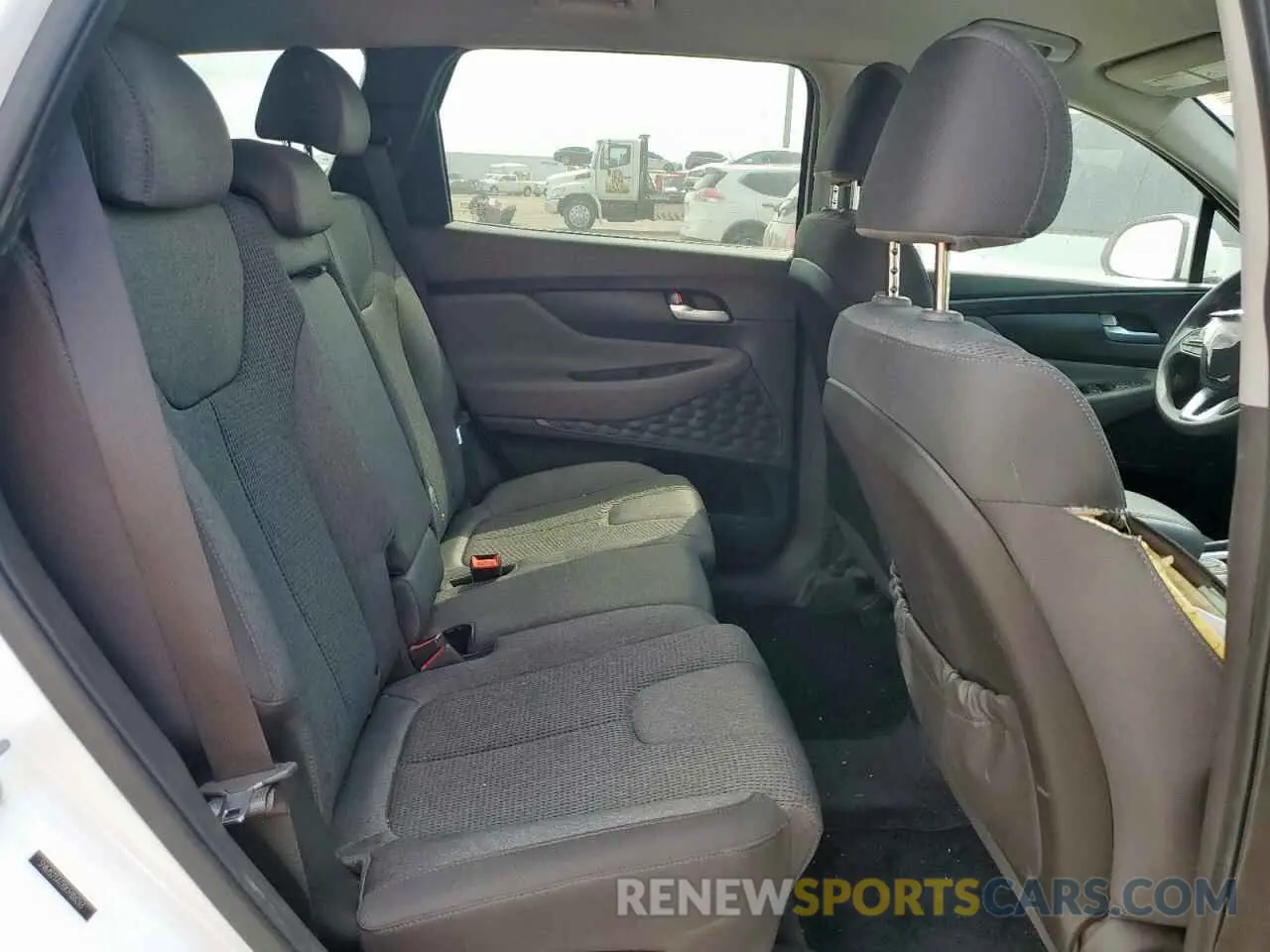 10 fotografías del automóvil dañado 5NMS23AD0KH106263 HYUNDAI SANTA FE 2019