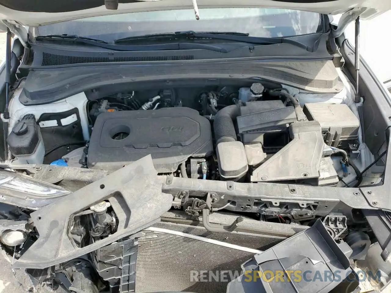 11 fotografías del automóvil dañado 5NMS23AD0KH106263 HYUNDAI SANTA FE 2019