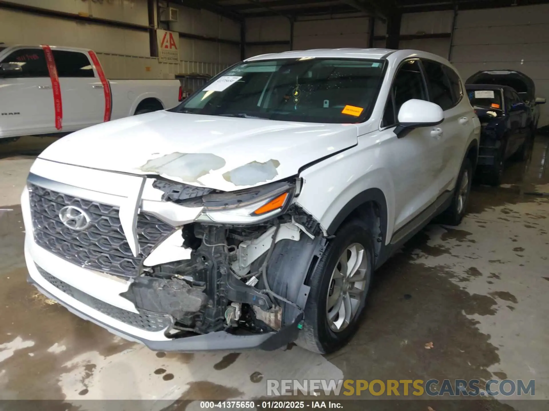 2 fotografías del automóvil dañado 5NMS23AD1KH063472 HYUNDAI SANTA FE 2019